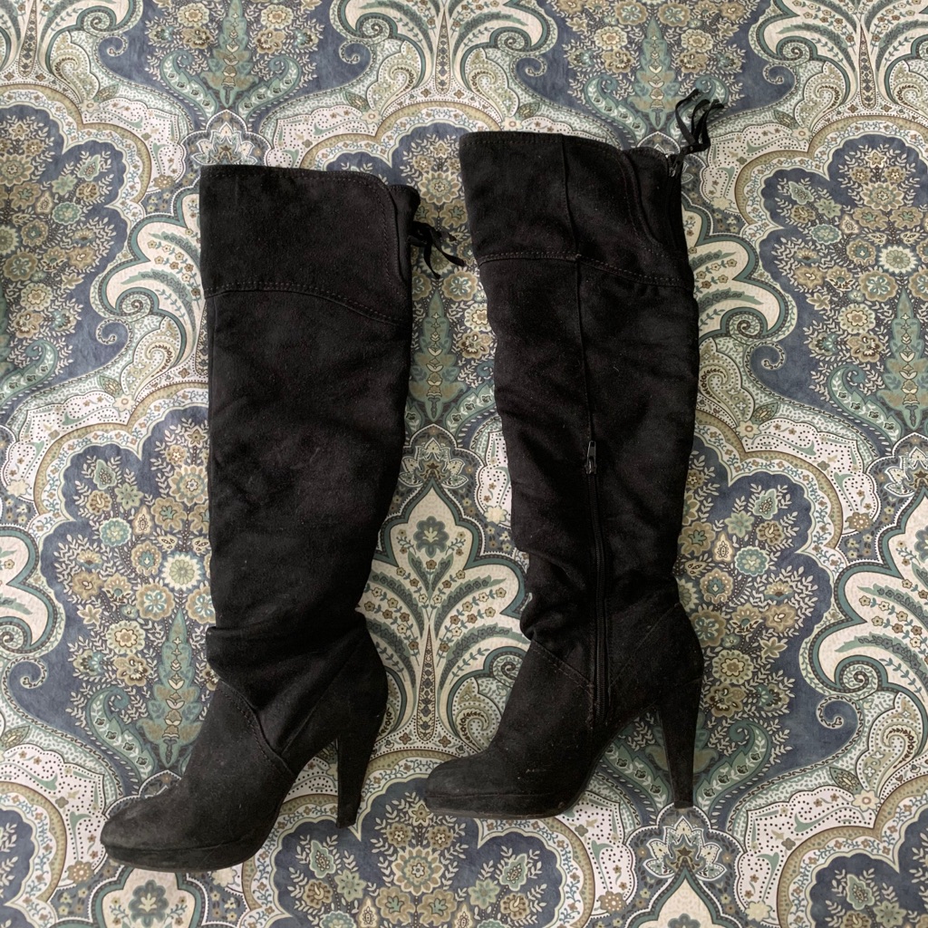 Aldo High Knee Boot Heels
